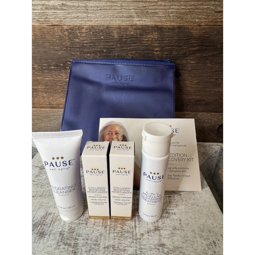 Pause Well-Aging Limited Edition Discovery‎ Kit – 4 Pieces with Travel Bag